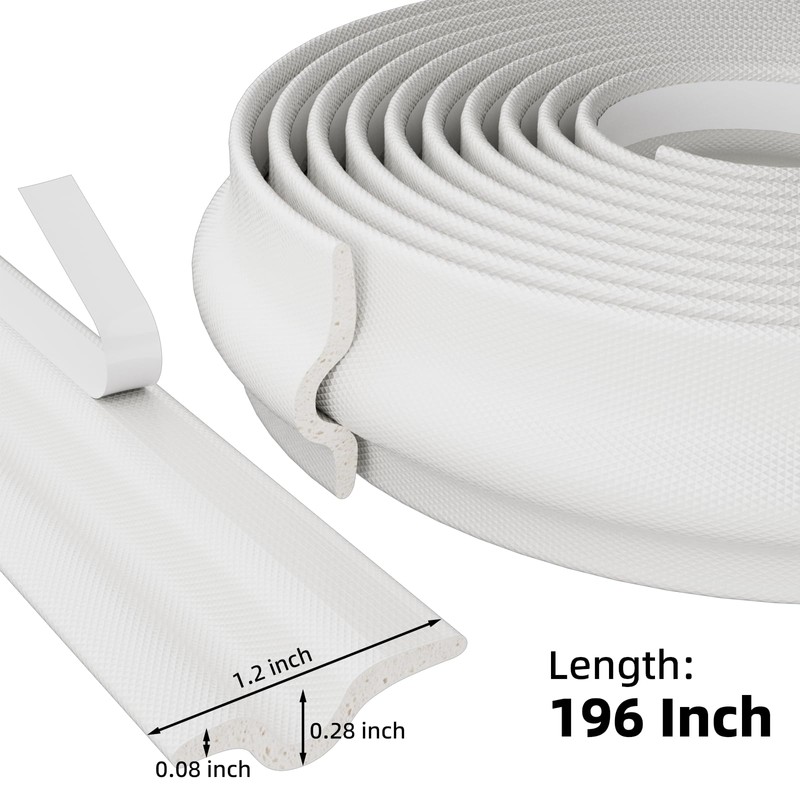 196 Inch T Shape Window Weather Stripping Door Seal Strip,Self