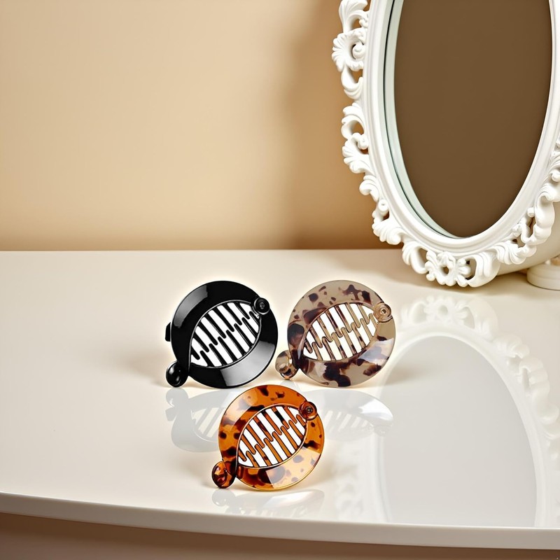 3Pcs Resin Banana Hair Clips Small Banana Hair Combs Fishtail