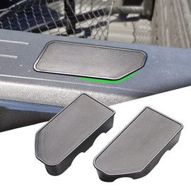 Stake Hole Plugs, Truck Bed Rail Stake Pocket Plugs Black Stake Pocket Covers Compatible with Chevy Silverado/GMC Sierra 2019‑2021