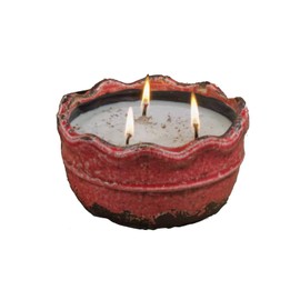 Swan Creek 17 Ounce 50+ Hour "Roasted Espresso" Ruffled Bowl Soy Wax Candle