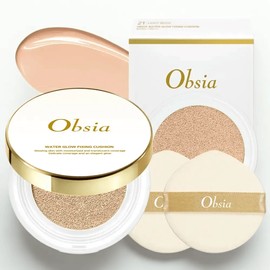 Anjumain Ofsia Water Glow Fixing Cushion Original + Refill Set 24g × No. 23 Beige × 1 / 오브시아 워터 글로우 픽싱 쿠션 본품+리필세트 24g × 23호 베이지 × 1개