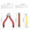 6pcs Guitar Polishing Tool Set String Cutter Fingerboard Protector String