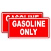 Unbranded/Generic (2) GASOLINE ONLY Vinyl Decals Stickers / Gas Can