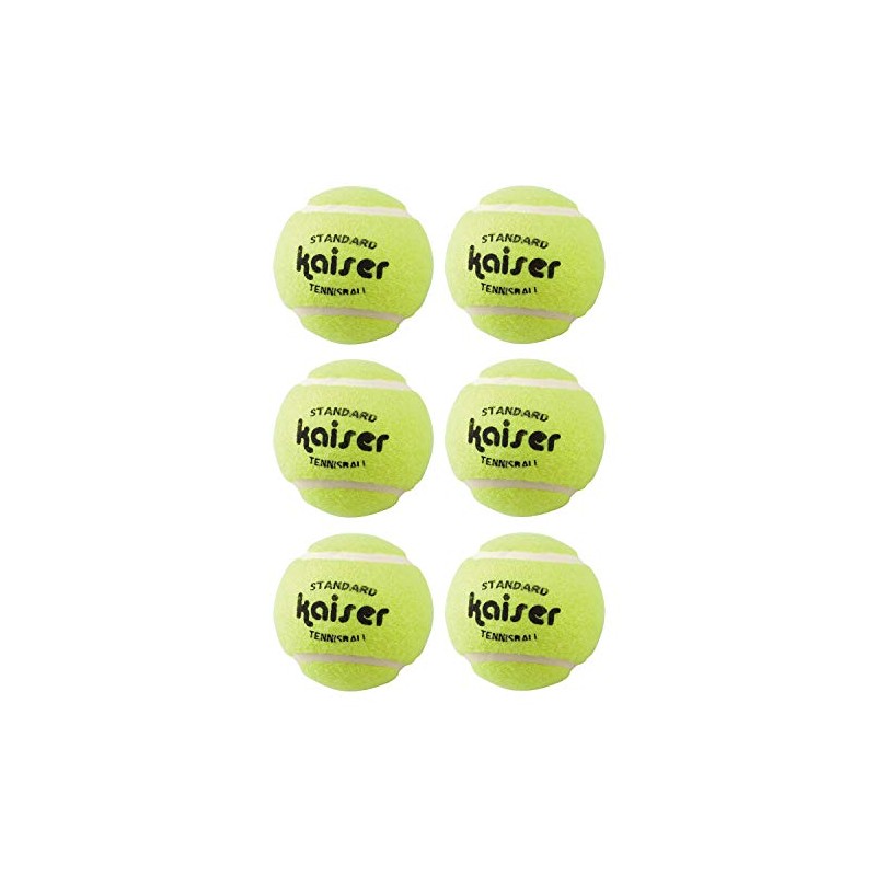 Kaiser KW-325 Hard Tennis Balls for Training, Count: 6