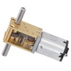 DC Gear Motor, Double Shaft Worm Car Machine Reduction DC