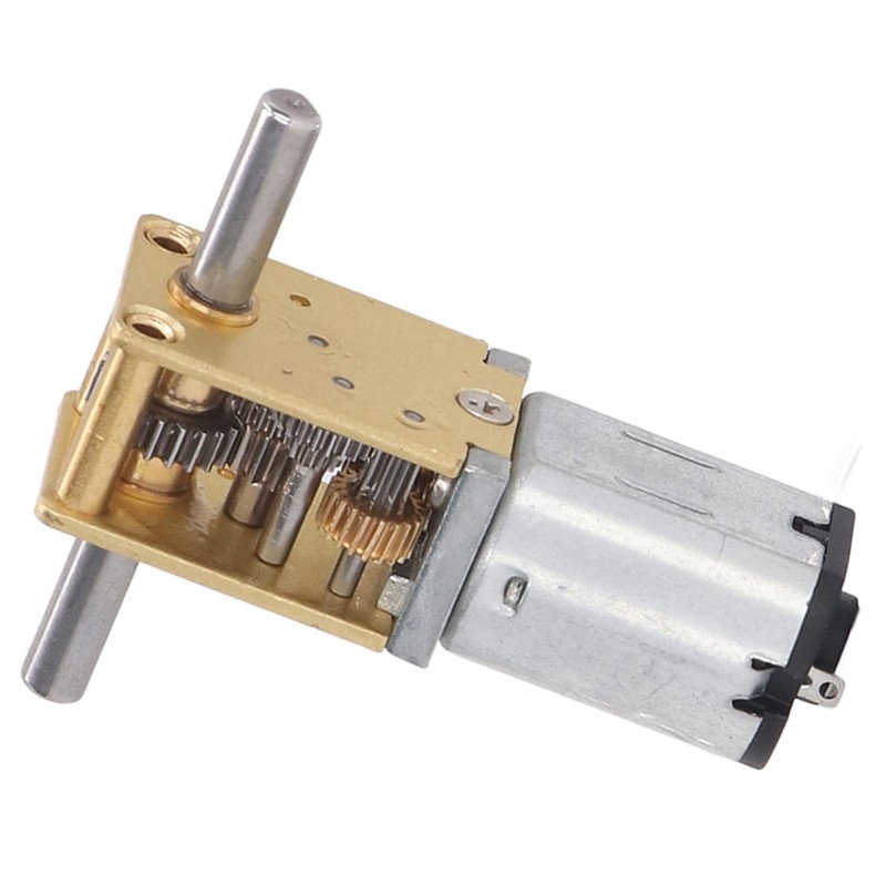 DC Gear Motor, Double Shaft Worm Car Machine Reduction DC
