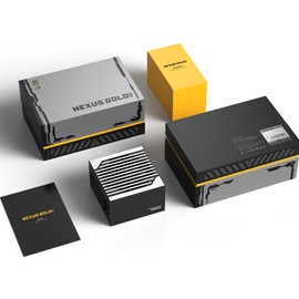 GOLDEN FIELD Nexus Gold 850W Full Modular Power Supply, 80Plus Gold with ATX3.1 & PCIe 5.1 Certified, 105°C-Rated Japanese Capacitors, Native 12V-2x6, LLC+DC-DC+Active PFC, 5-Year Warranty