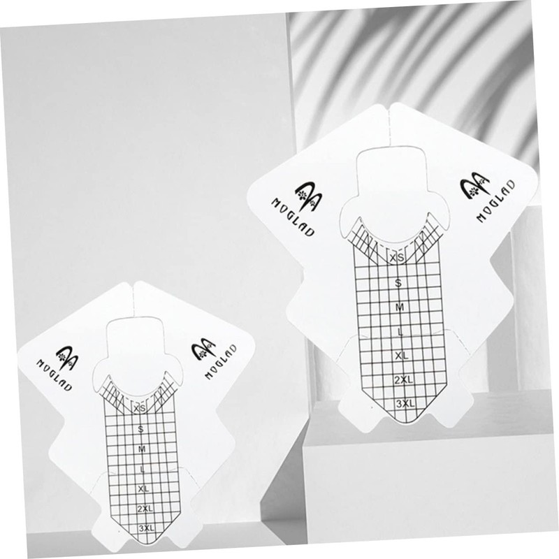 OATIPHO Aluminum Foil Fish-Shaped Nail Extension Stickers 1 Roll Thick