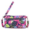 AOCINA RFID Printed Wristlet Wallet for Women, Small Crossbody Purse,