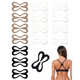 TPZORJX Pack of 12 Bra Straps Clips, Bra Straps Holder Butterfly Style Bra Clips Bra Clips for Bra Straps Back Invisible Non-Slip Bra Clip Back for Full Cup Size