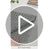 TEESHLY Non-Slip Extra Large Bath Mat with Drain Holes
