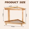 YUPER Bathroom Organizer Countertop, Triangle 2-Tier Bathroom Organizers and Storage,
