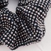 Embellished Sparkly Black Crystal Scrunchie Hair Tie Ponytail Holder Accessory