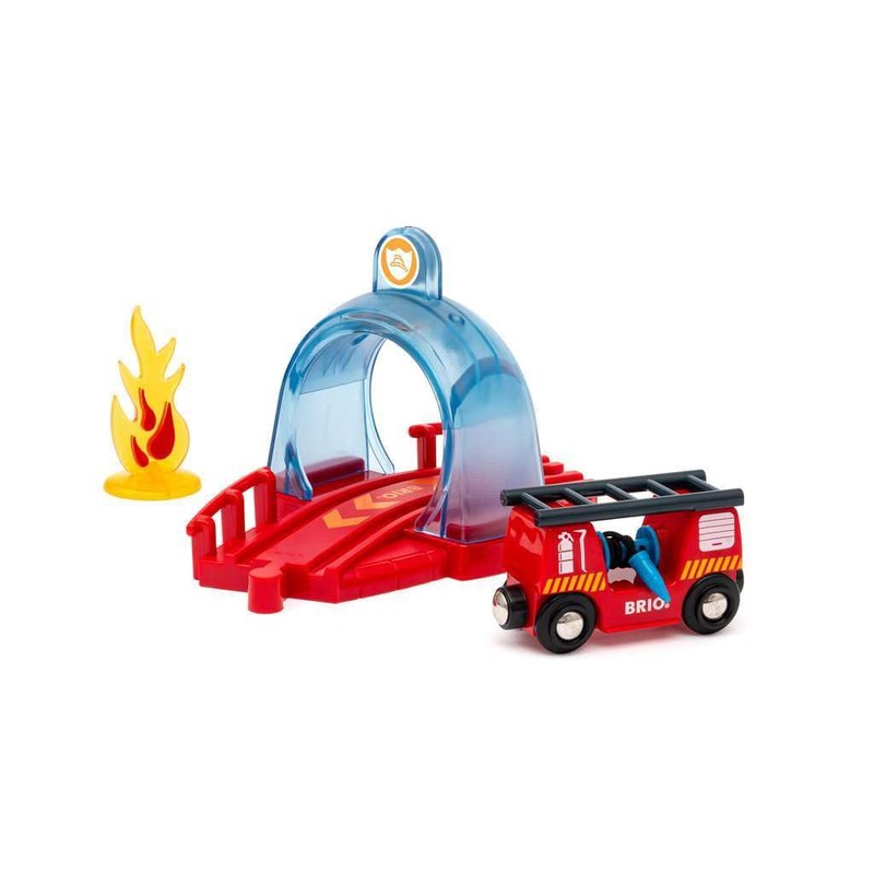 BRIO World Smart Tech Sound Rescue Action Tunnel Kit for