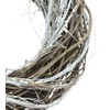 FRANK FLECHTWAREN Rustic Wreath, Magnolia / Elm Branches, Partially Whitewashed