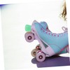 BESPORTBLE 1Pair Durable PU Roller Skate Brake Stoppers Double Row