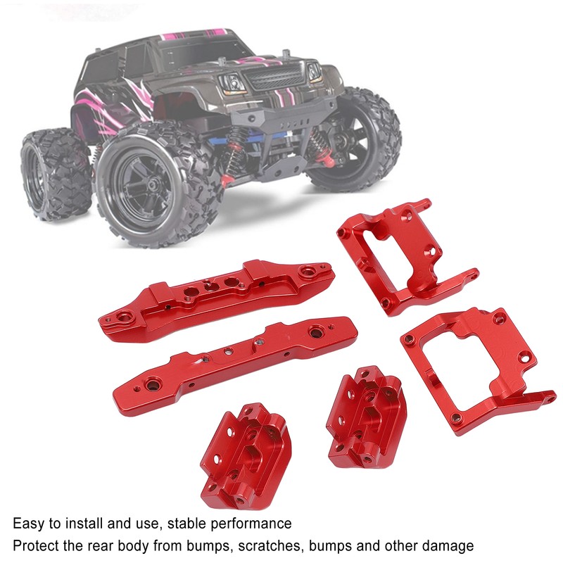 RC 1/18 Bumper Replacement Aluminum Alloy RC Front Rear Bumpers