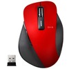 Elecom M-XGM10DBRD Wireless Mouse (Receiver Included), 5 Buttons (With Back/Forward