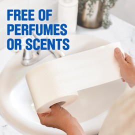 Scott Rapid-Dissolving Toilet Paper, 48 Double Rolls (6 Packs of 8) = 96 Regular Rolls, 231 Sheets Per Rolls