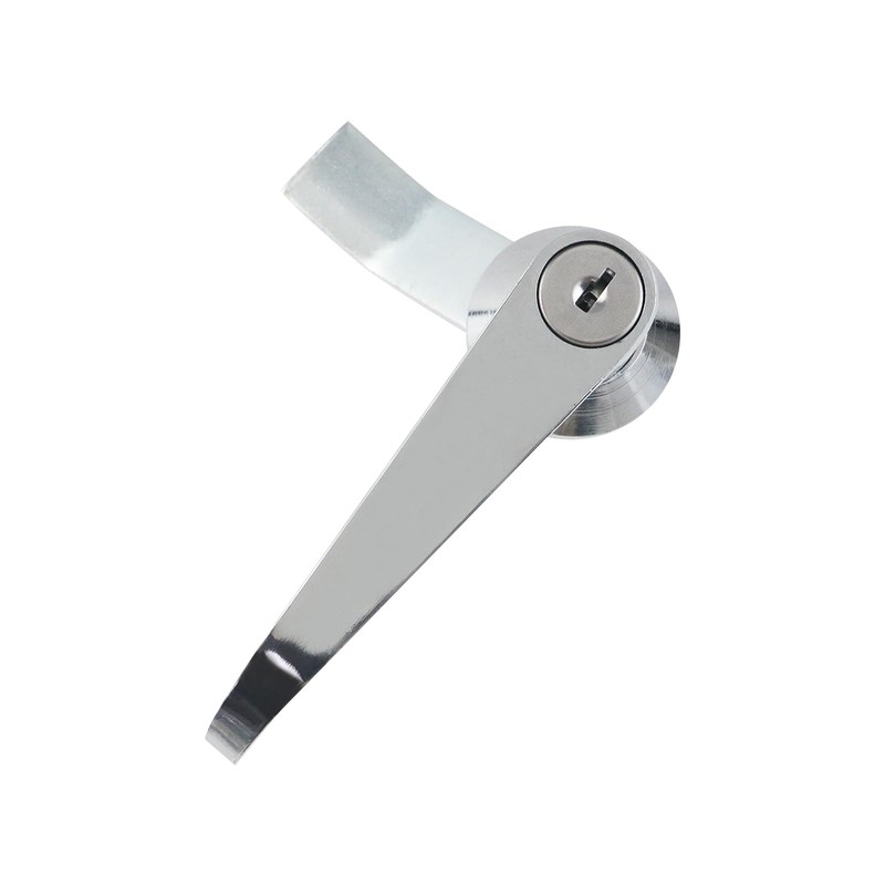 Quluxe 2 Pcs Chrome Zinc Alloy Handle Cabinet Locks Distribution