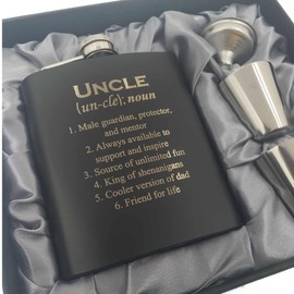 Favorite Uncle Gifts from Niece Funny, Birthday Gifts for Uncle from Nephew, Funny Fathers Day for Uncles, Uncle Gifts from Nephew, Godfather Gift, Pregnancy Announcement Uncle, Hip Flask