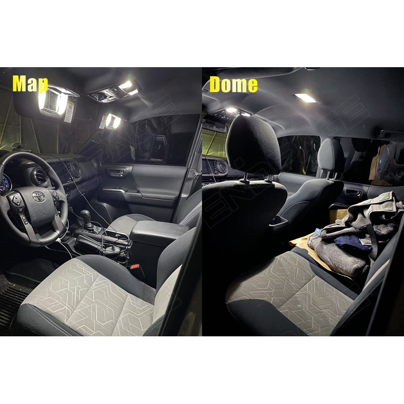 ENDPAGE 8-Pieces Tacoma LED Interior Light Kit for Toyota Tacoma