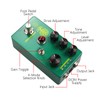 Mingzhe Booster/Overdrive Guitar Effect Pedal 4 Mode Switch & Level/Tone/Drive