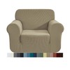 CHUN YI 1 Piece Jacquard Checks Stretch Fabric Couch cover,