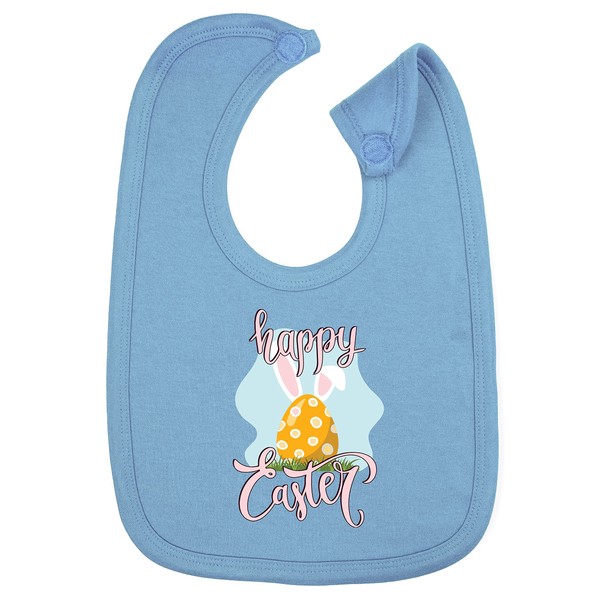 Hippowarehouse Happy Easter Bunny Ears Egg cotton baby nursing bib