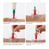 12pcs Vacuum Suction Cupping Cup Acupuncture Therapy Massage Cupping Set