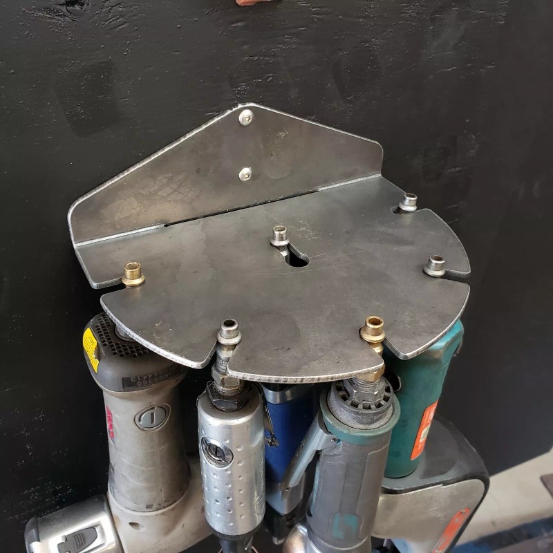 The Odd Shop Ltd. Pneumatic Air Tool 6 Gun Rack