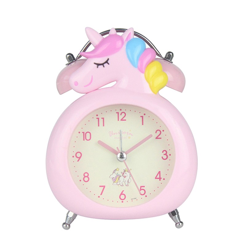 Cute Cartoon Alarm Clock Kids Students Bell Alarm Clock Child