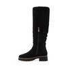 Blondo Waterproof Women's Kray Tall Shaft Boot, Black Suede, 7.5