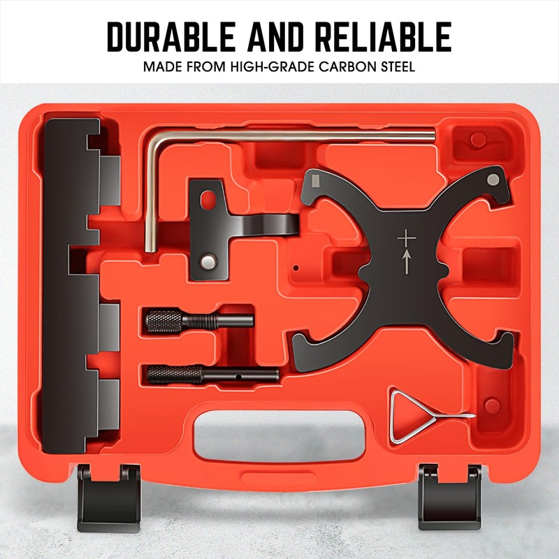 DNA MOTORING 9pcs Engine Timing Tool, Engine Camshaft Belt Timing