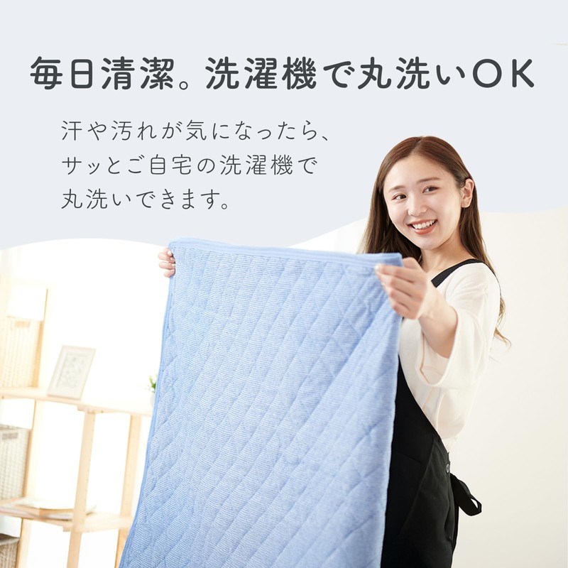 Sylphies Bed Pad, Single, Absorbent, Quick Drying, Antibacterial, Odor Resistant,