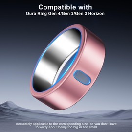 3 Pack Cover Compatible with Oura Ring Gen 4/Oura Ring Gen 3/3 Horizon, Surport Charging with Cover on, Anti-Scratch TPU Protector for Men Women Workout Gym