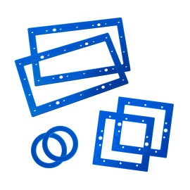 LINERWORLD.COM Gasket Set for Above Ground Pool - Widemouth or Square Skimmer or Return Jet - Square Skimmer