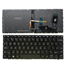 Siakoocty Laptop Replacement US Layout Backlight Keyboard for HP ProBook 440 G9 445 G9 445G9 HSN-Q27C-4 HSN-Q31C