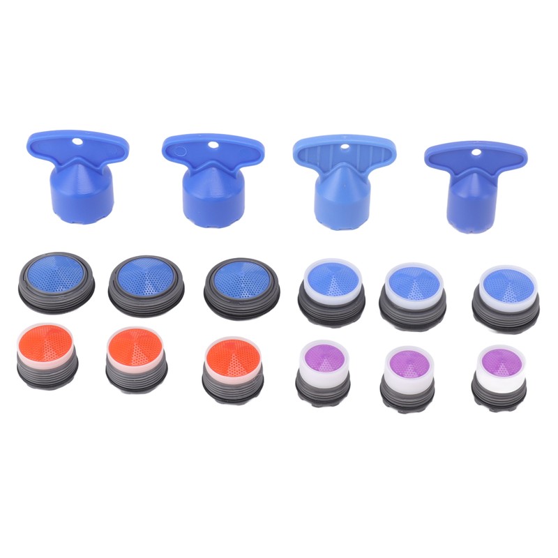 16pcs Faucet Bubbler Inner Core Set Kitchen Basin Faucet Aerator