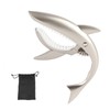 Zinc Alloy Shark Design Guitar Capo Quick Change Clamp Key