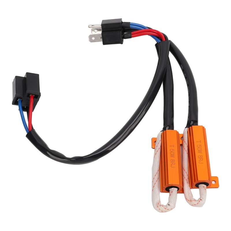 2pcs H4 50W 8Ω LED Resistor Error Free LED Lights