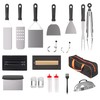 Premium BBQ Tool Set –19-Piece Stainless Steel Grill Accessories Kit