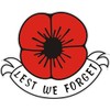 Poppy Car Window Sticker Lest We Forget - in Support