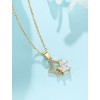 MagiMore Starlight Wish Star Pendant Necklace - Gold Necklace with