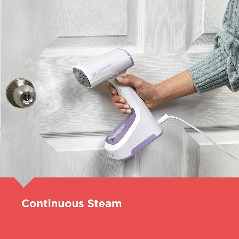 BLACK+DECKER Easy Store Pro Foldable Steamer, GS0311-0PD, 45-Second Heat Up,