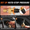 METOWARE Adjustable Auto-Stop Tire Deflator Kit (10-30 PSI), 4 PCS