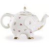 Grace's Teaware Grace Teaware Happy Elephant Dragonfly Butterfly Teapot/Sugar Creamer.