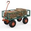 Heavy Duty 500Lbs Garden Cart Utility Wagon 180° Handle 10"