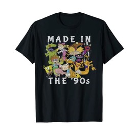 Nickelodeon Made In The 90's Faded Character Collage T-Shirt
