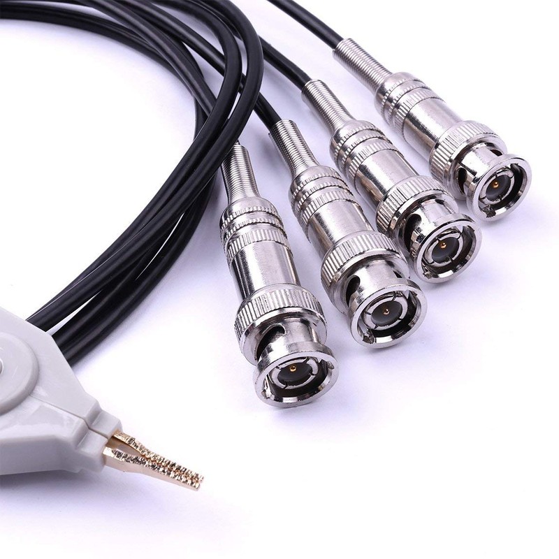 Chiloskit LCR Meter Test Leads Lead Alligator Clip Cable Meter